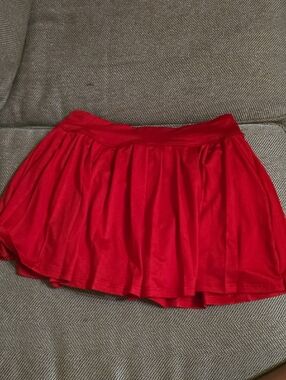Yogalicious Red Circle Skater Skirt